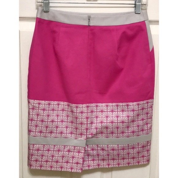 Halogen Pink Colorblock Pencil Skirt - Picture 5 of 15